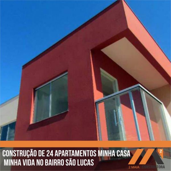 24 Apartamentos Construídos e Vendidos no Bairro São Lucas